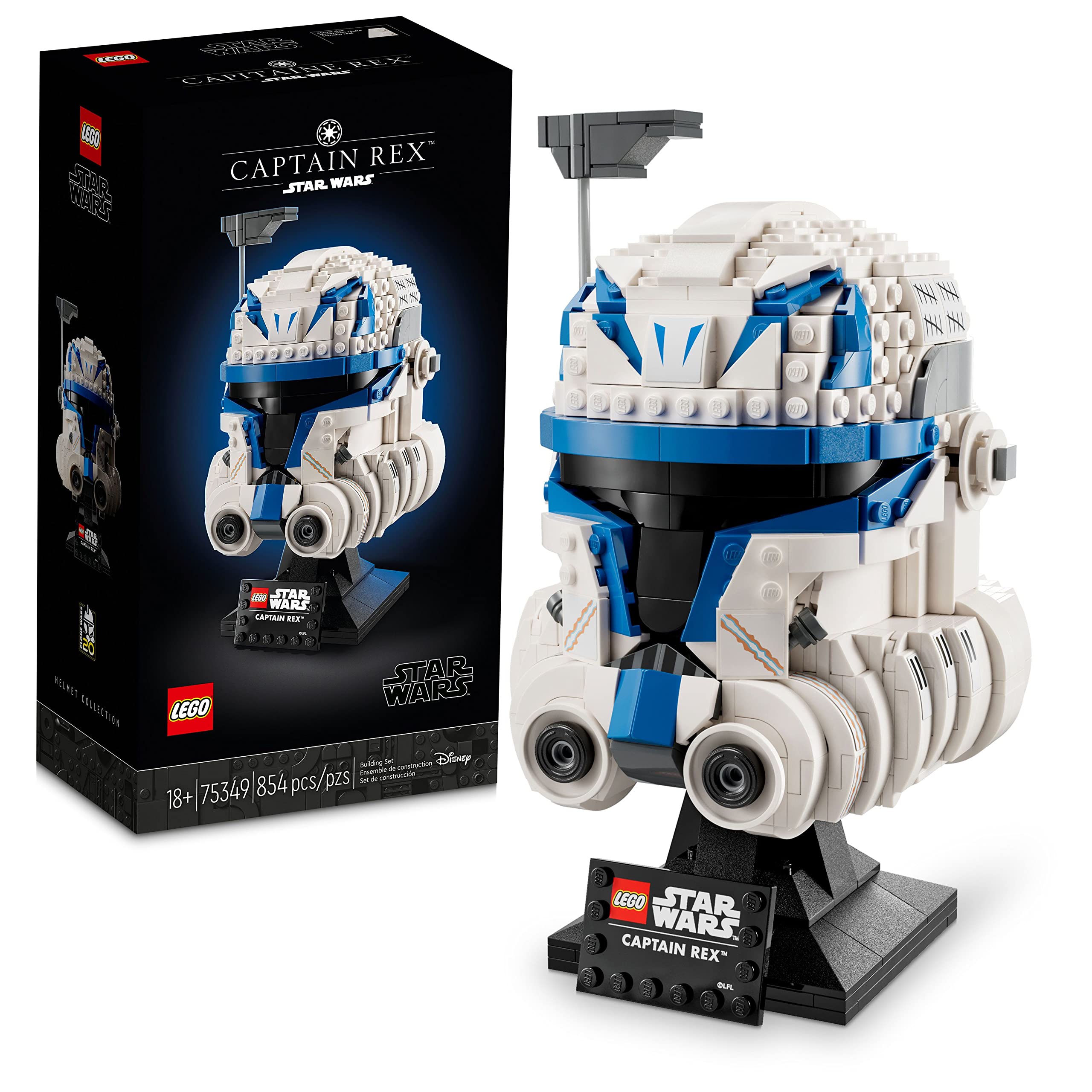 Set De Cascos Lego Star Wars Captain Rex 75349, La Guerra De - Venta Internacional.