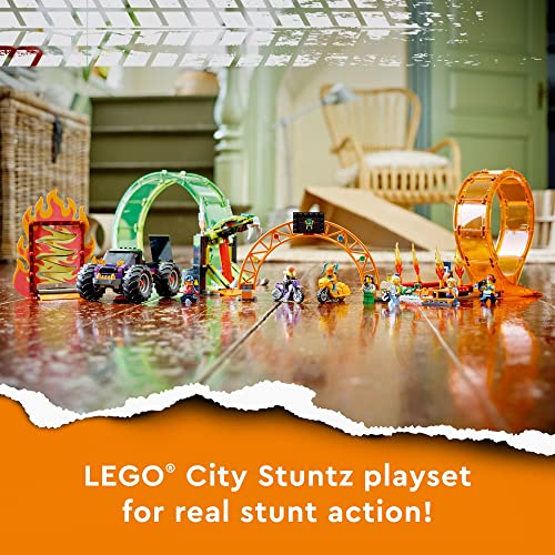 Foto 3 pulgar | Lego City Stuntz Double Loop Stunt Arena 60339 Construyendo  - Venta Internacional.