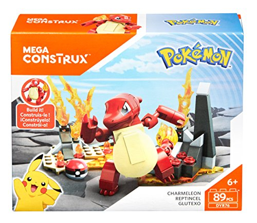 Foto 3 pulgar | Mega Construx Pokémon Charmeleon - Venta Internacional.