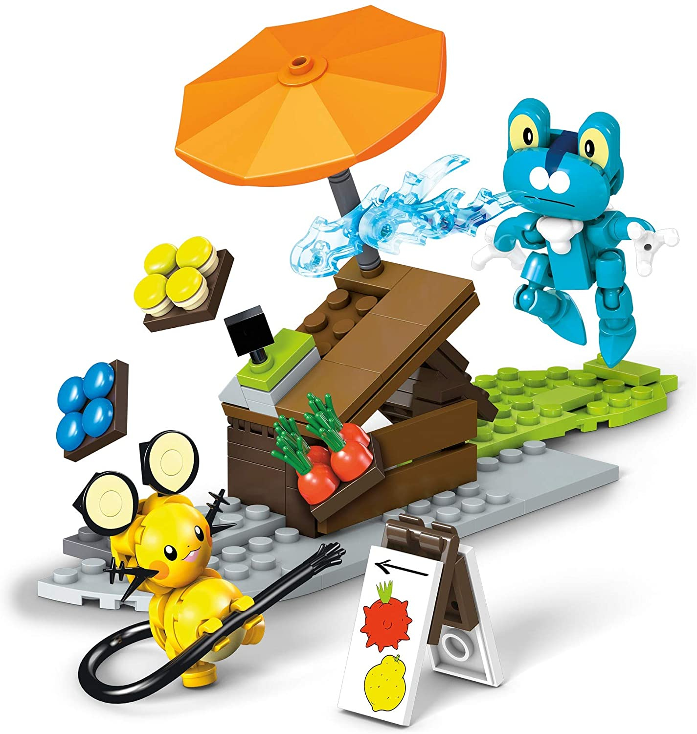 Foto 3 | Mega Construx Pokémon Froakie Vs. Dedenne - Venta Internacional.