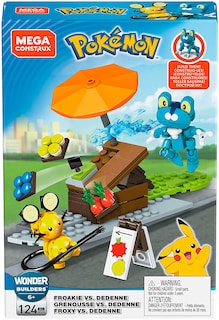 Foto 6 | Mega Construx Pokémon Froakie Vs. Dedenne - Venta Internacional.
