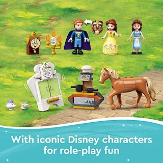 Foto 3 | Set De Juguetes De Construcción Lego Disney El Castillo De Bella Y La Bestia 43 - Venta Internacional.