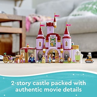 Foto 4 | Set De Juguetes De Construcción Lego Disney El Castillo De Bella Y La Bestia 43 - Venta Internacional.