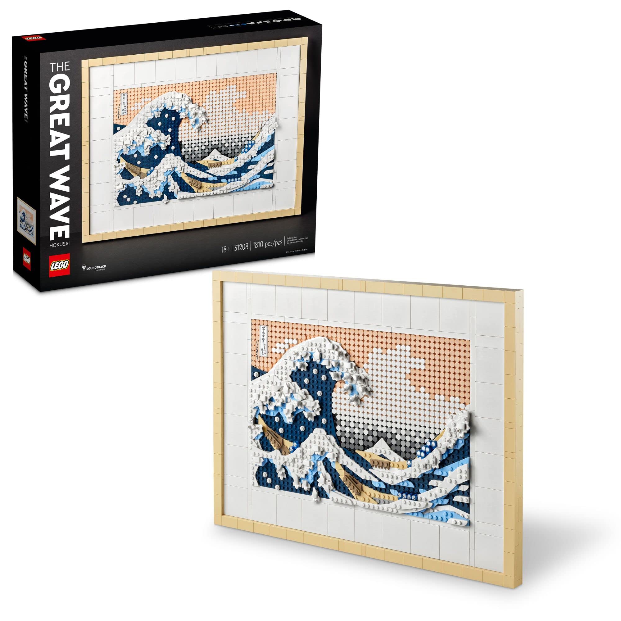 Foto 3 pulgar | Lego Art Hokusai — La Gran Ola 31208, Pared Japonesa En 3d  - Venta Internacional.