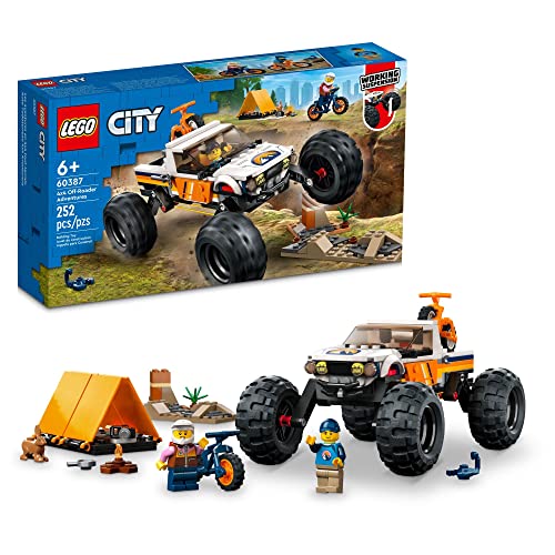 Lego City 4x4 Off-roader Adventures 60387, Set De Camping, Mo - Venta Internacional.