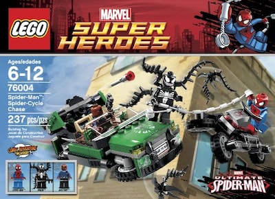 Foto 2 | Lego Super Heroes Spider-cycle Chase 76005 - Venta Internacional.