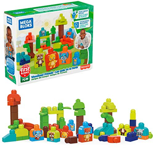 Set De Construcción Mega Bloks Woodland Friends Con Bloque Vegetal - Venta Internacional.