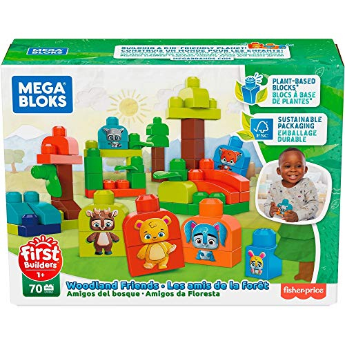 Foto 7 pulgar | Set De Construcción Mega Bloks Woodland Friends Con Bloque Vegetal - Venta Internacional.
