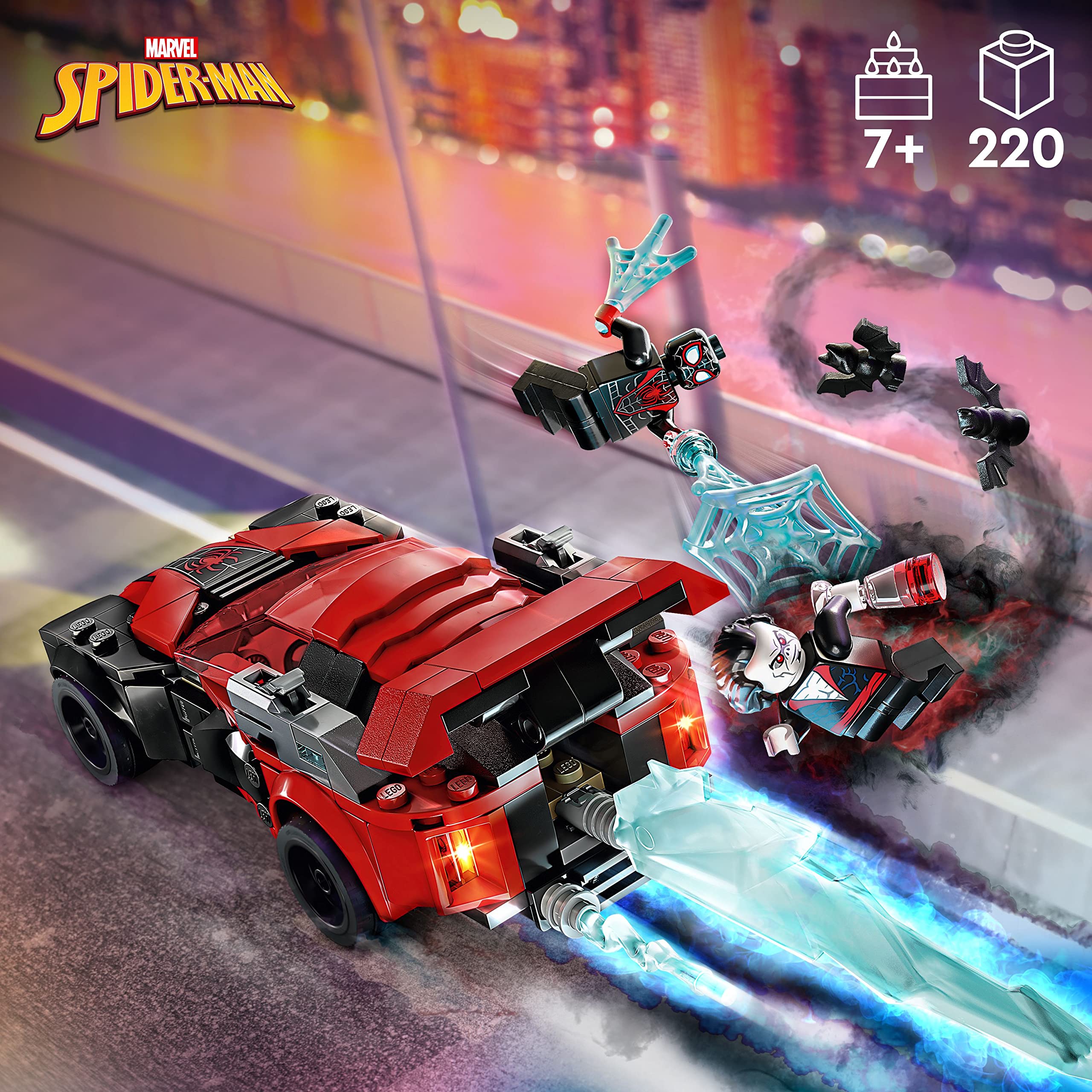 Foto 4 pulgar | Lego Marvel Miles Morales Vs. Morbius 76244, Spider-man Bu - Venta Internacional.