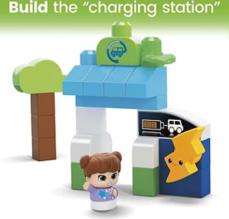 Foto 5 | Set De Construcción Mega Bloks Green Town Charge & Go Bus, 36 Cuadras - Venta Internacional.