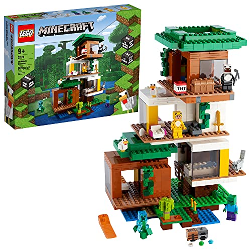 Lego Minecraft La Casa Del Árbol Moderna 21174 Casa Del Árbo - Venta Internacional.