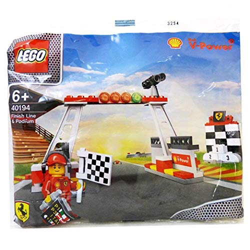 Lego New Shell V-power Collection ~ Meta, Podio Y Minifigura ~ 40194 - Venta Internacional.