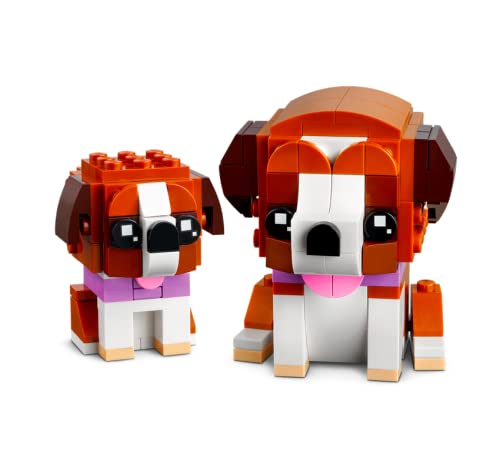 Foto 5 pulgar | Set De Perros Y Cachorros De San Bernardo Lego Brickheadz Pets 40543 - Venta Internacional.