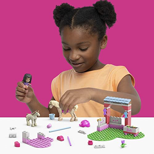 Foto 4 pulgar | Juego De Construcción De Juguetes Mega Barbie Pets Con Micro - Venta Internacional.