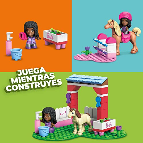 Foto 5 pulgar | Juego De Construcción De Juguetes Mega Barbie Pets Con Micro - Venta Internacional.