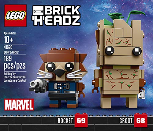 Foto 4 pulgar | Kit De Construcción Lego Brickheadz Groot & Rocket, Multicol - Venta Internacional.