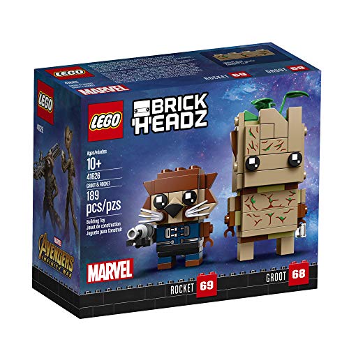 Foto 5 pulgar | Kit De Construcción Lego Brickheadz Groot & Rocket, Multicol - Venta Internacional.