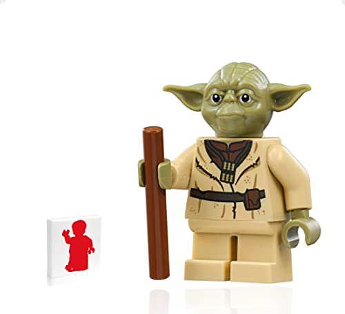 Minifigura Lego Star Wars Yoda De Yoda's Hut Con Bastón - Venta Internacional.