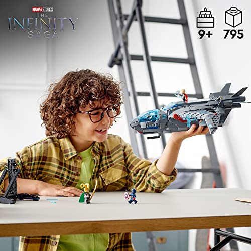 Foto 4 pulgar | Lego Marvel The Avengers Quinjet 76248, Construcción De Nave - Venta Internacional.