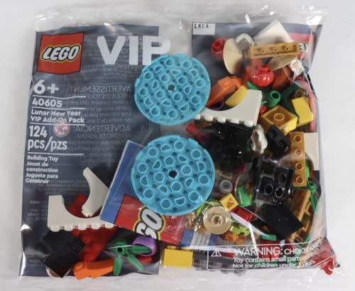 Paquete De Accesorios Lego Lego Lunar New Year Vip (40605) - 124 Piezas - Venta Internacional.