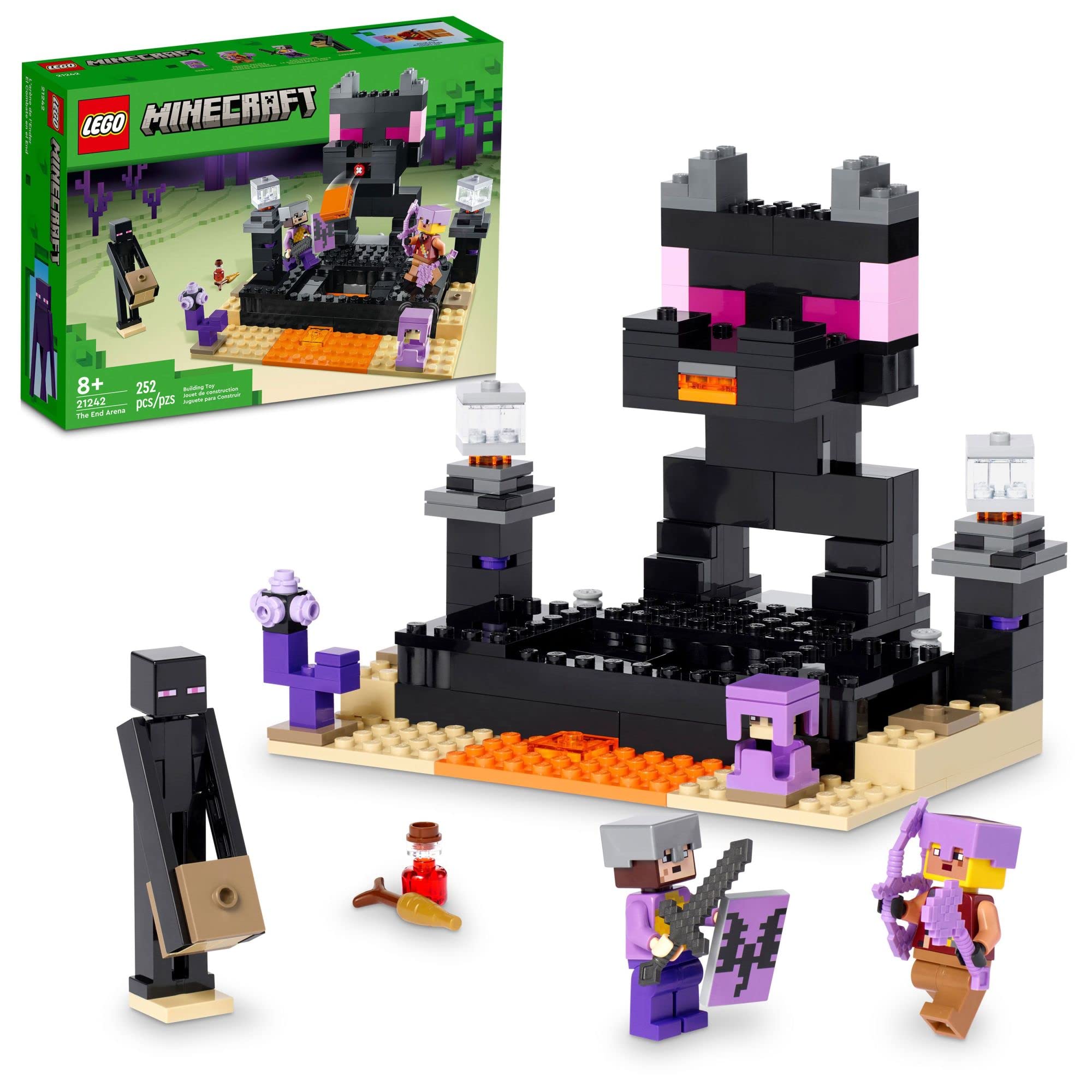 Lego Minecraft The End Arena 21242, Batalla Jugador Contra J - Venta Internacional.