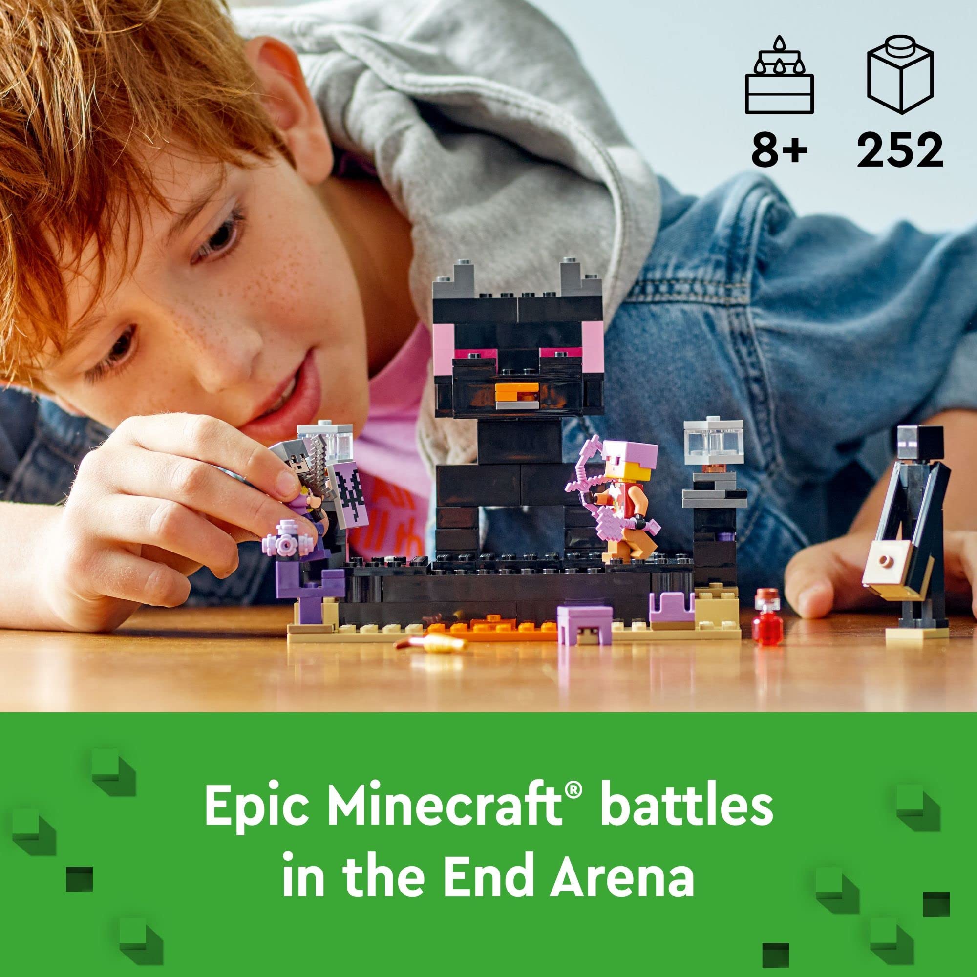 Foto 4 pulgar | Lego Minecraft The End Arena 21242, Batalla Jugador Contra J - Venta Internacional.