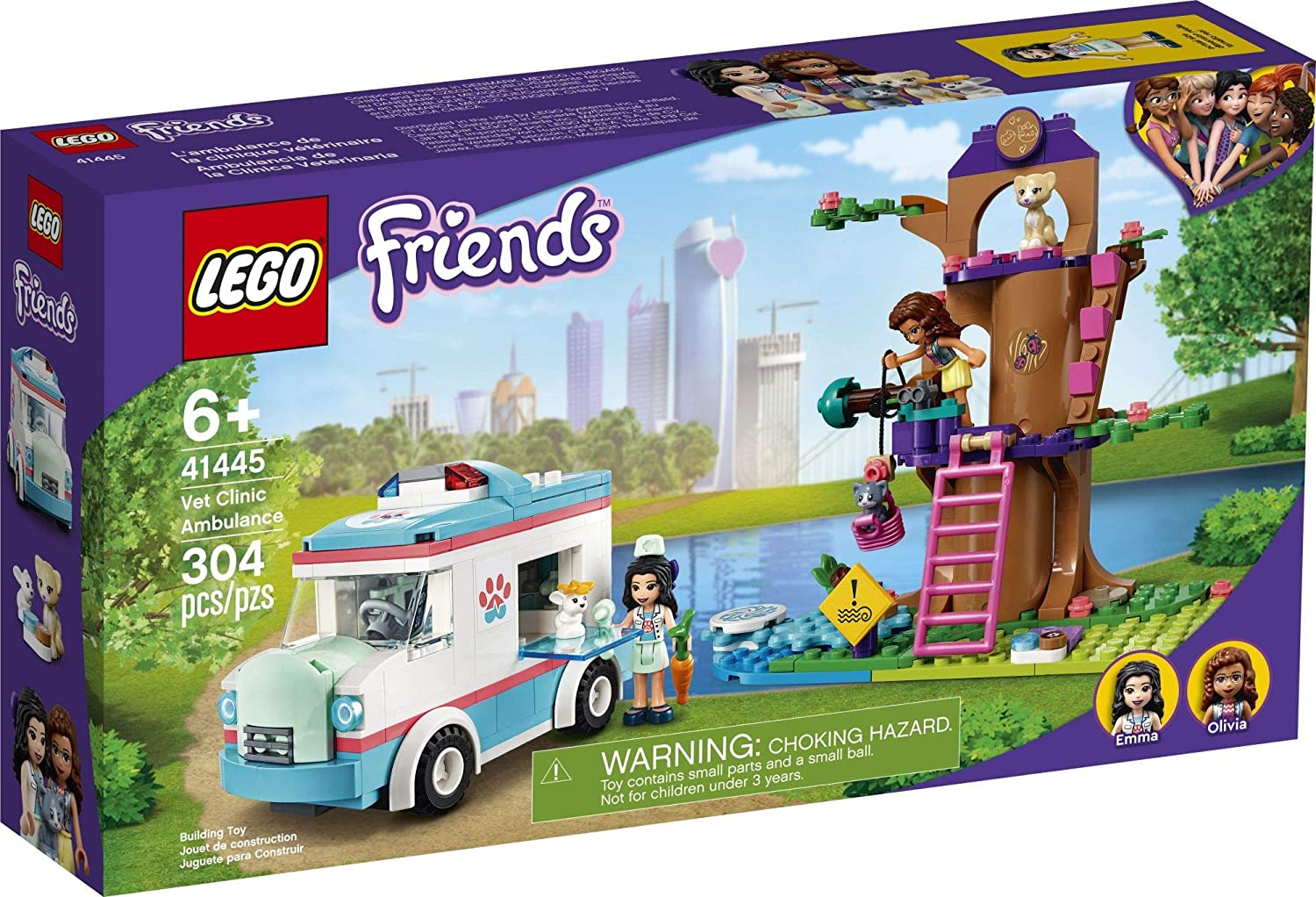 Foto 4 | Ambulancia de Clínica Veterinaria LEGO Friends - Venta Internacional
