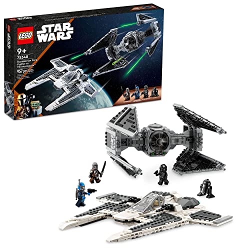 Lego Star Wars Mandalorian Fang Fighter Contra Tie Intercept - Venta Internacional.