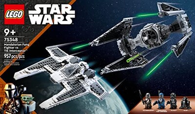 Foto 2 | Lego Star Wars Mandalorian Fang Fighter Contra Tie Intercept - Venta Internacional.