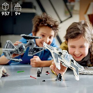 Foto 3 | Lego Star Wars Mandalorian Fang Fighter Contra Tie Intercept - Venta Internacional.