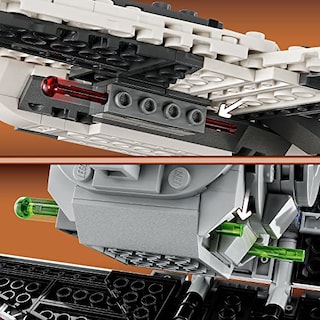Foto 5 | Lego Star Wars Mandalorian Fang Fighter Contra Tie Intercept - Venta Internacional.