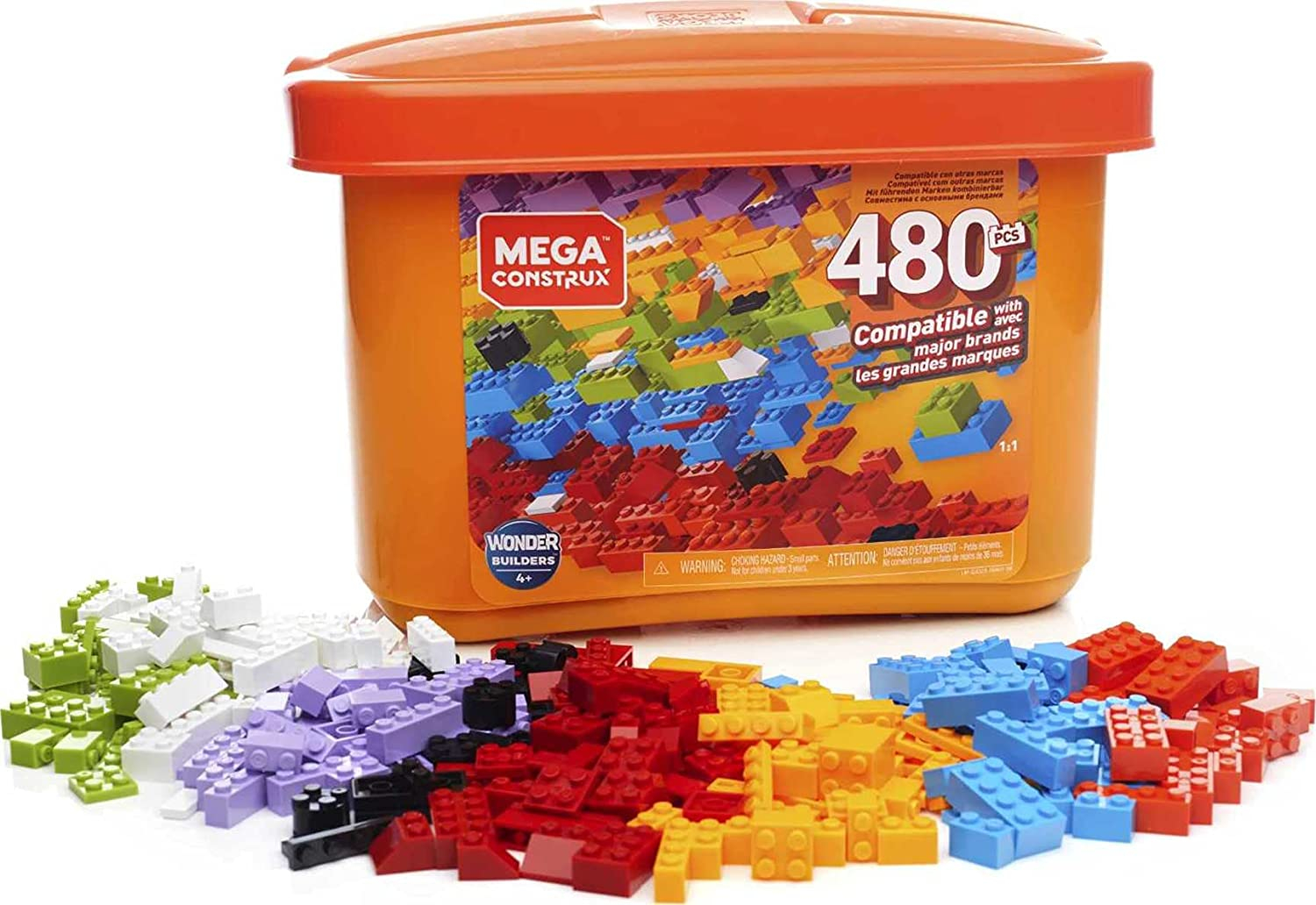 Mega Construx Wonder Builders 480-pc Bañera De Construcción - Venta Internacional.