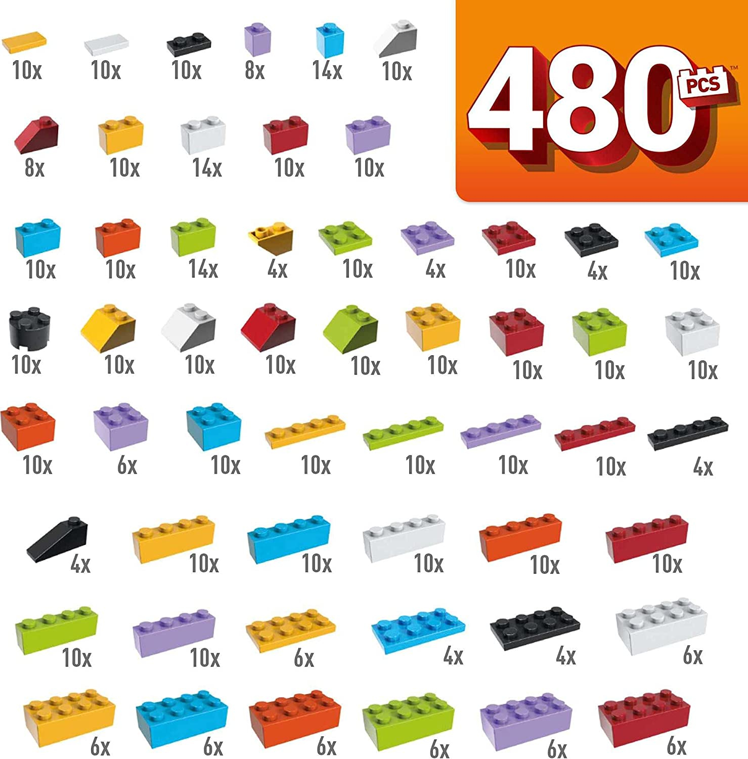 Foto 4 pulgar | Mega Construx Wonder Builders 480-pc Bañera De Construcción - Venta Internacional.