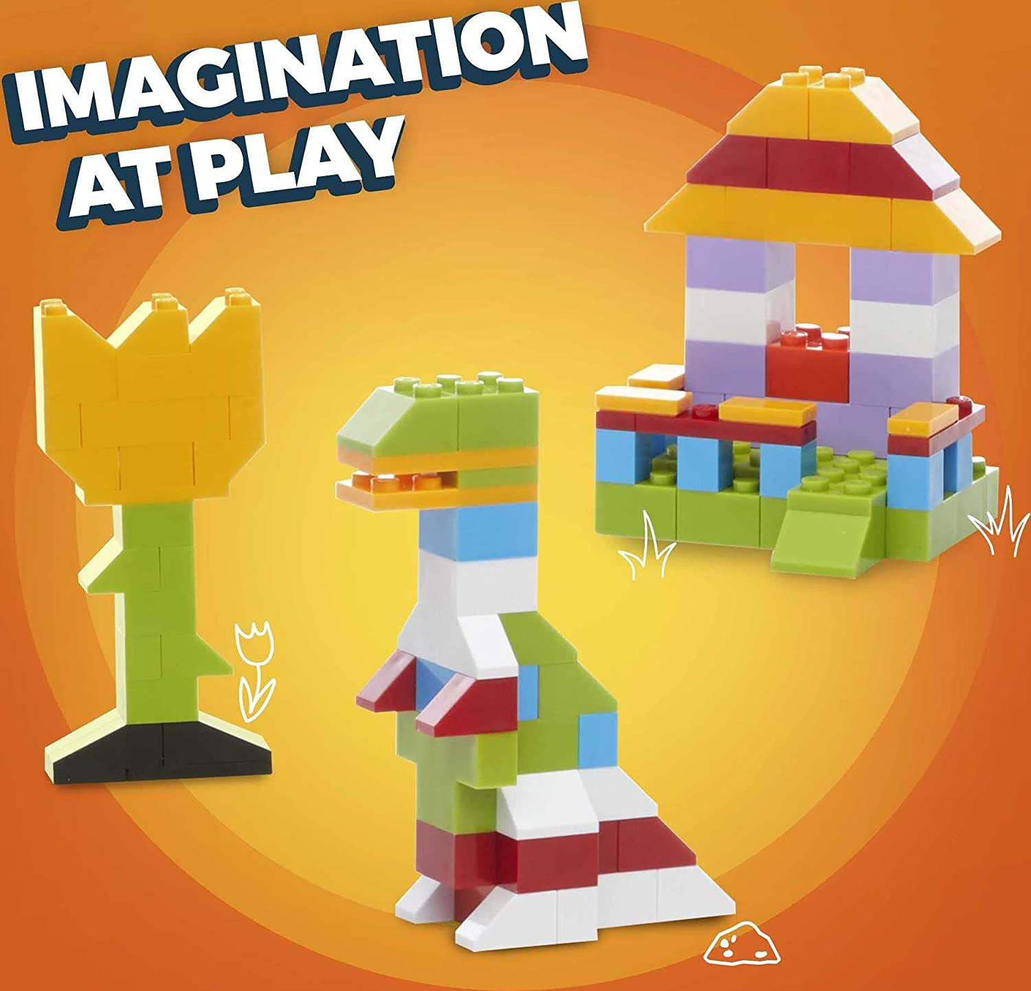 Foto 5 | Mega Construx Wonder Builders 480-pc Bañera De Construcción - Venta Internacional.