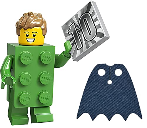 Lego Minifigures Series 20: Disfraz De Ladrillo Verde Con Bo - Venta Internacional.