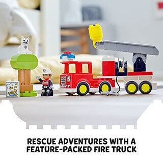 Foto 2 | Juego De Juguetes Duplo Fire Truck (21 Piezas, De 2 A 5 Años) - Venta Internacional.