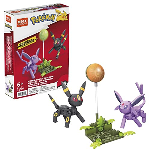 Foto 2 pulgar | Figuras De Acción De Mega Pokémon De Juguete Para Construir Umbreon Y Espeon - Venta Internacional.