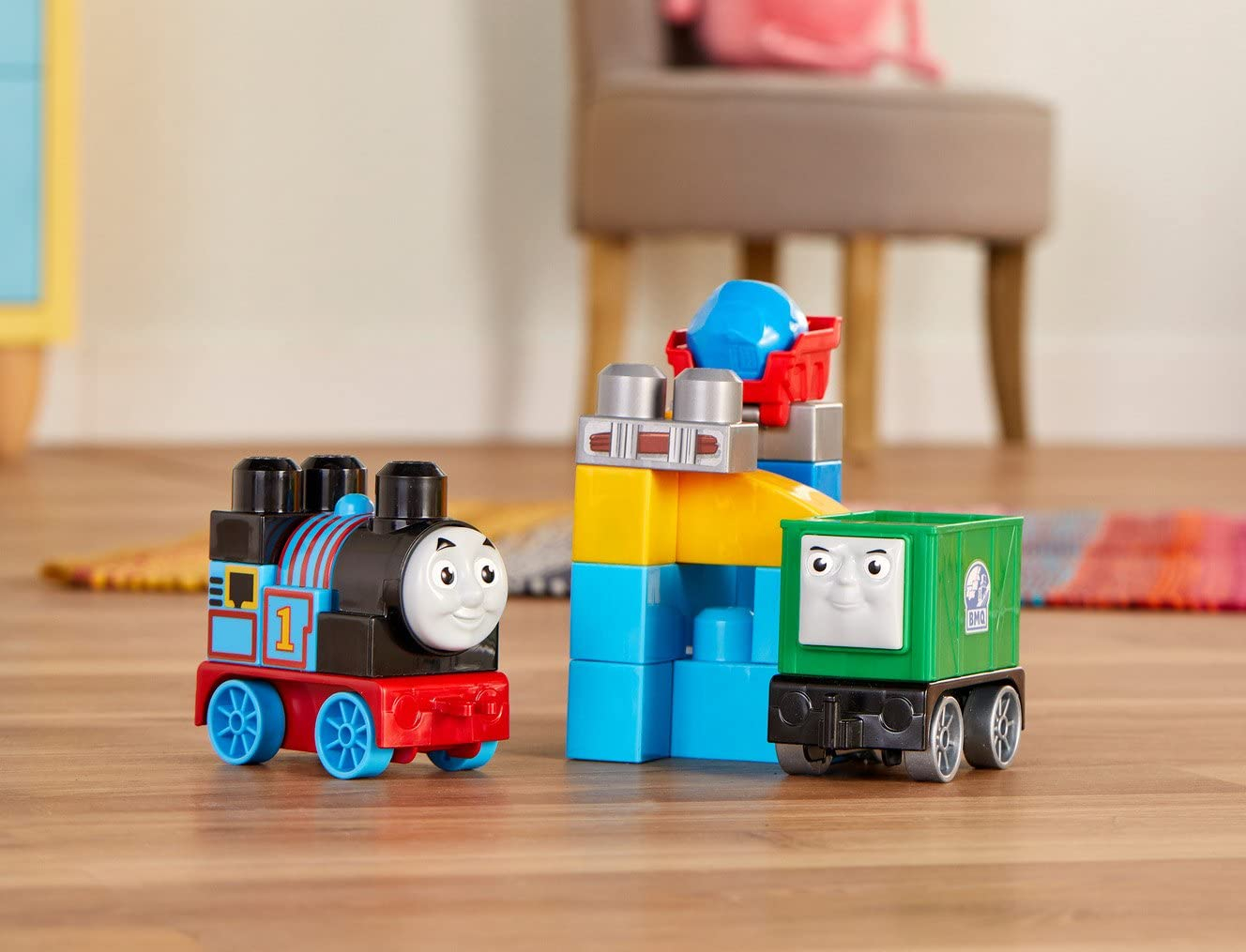 Foto 4 pulgar | Mega Bloks Thomas &amp, Friends Blue Mountain Team-up - Venta Internacional.