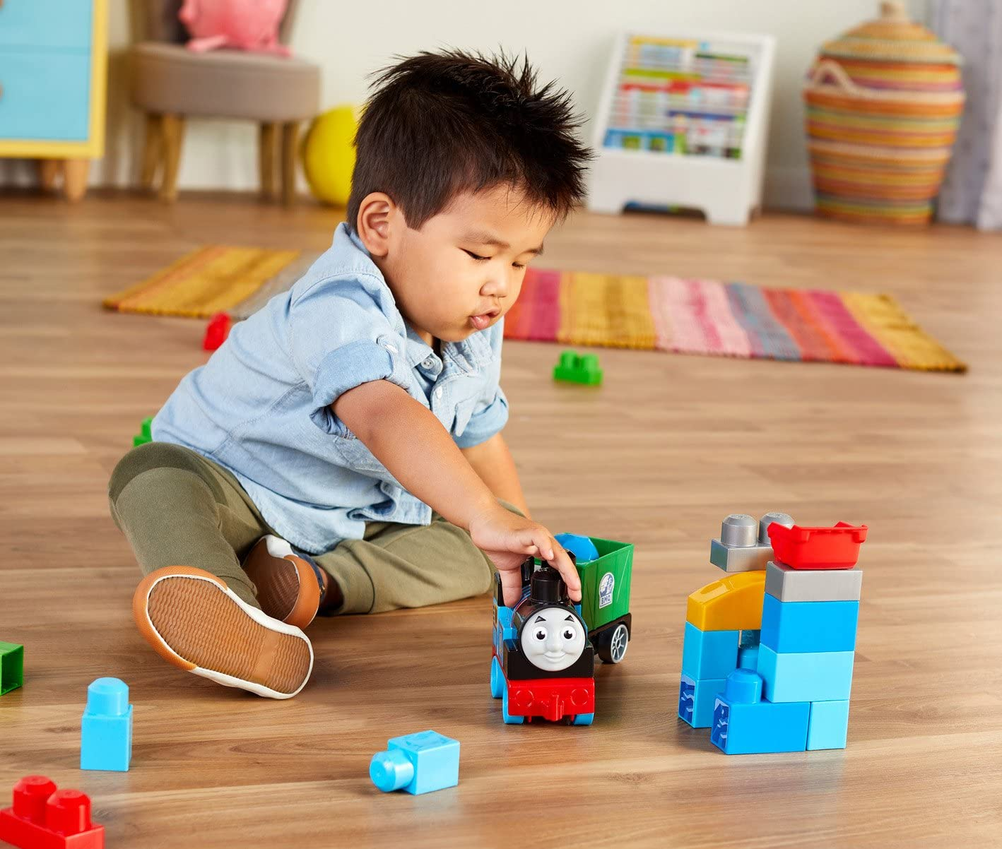 Foto 5 pulgar | Mega Bloks Thomas &amp, Friends Blue Mountain Team-up - Venta Internacional.