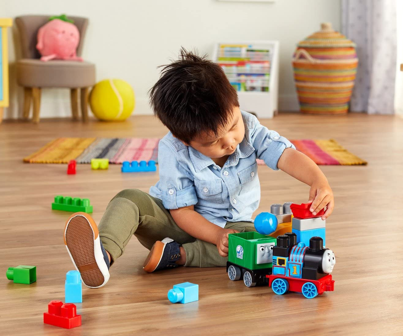 Foto 6 pulgar | Mega Bloks Thomas &amp, Friends Blue Mountain Team-up - Venta Internacional.