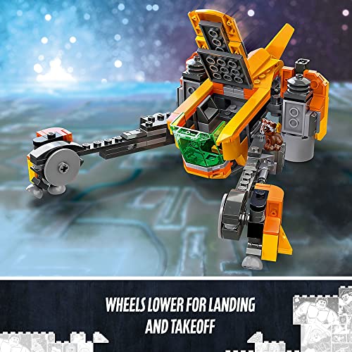 Foto 5 pulgar | Lego Marvel Baby Rocket's Ship 76254 Nave Espacial Construib - Venta Internacional.