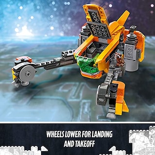 Foto 4 | Lego Marvel Baby Rocket's Ship 76254 Nave Espacial Construib - Venta Internacional.