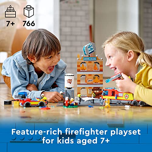 Foto 2 | Set De Juguetes De Construcción Lego City Fire Brigade 60321 Para Niños Mayores De 7 Años - Venta Internacional.