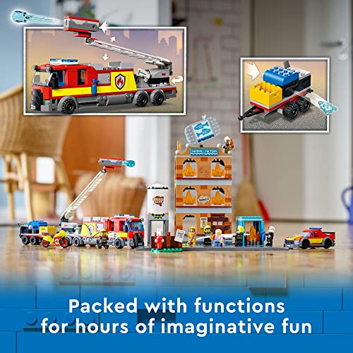 Foto 4 pulgar | Set De Juguetes De Construcción Lego City Fire Brigade 60321 Para Niños Mayores De 7 Años - Venta Internacional.