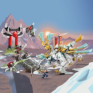 Foto 4 | Lego Ninjago Zane's Ice Dragon Creature 71786, Dragón 2 En 1 - Venta Internacional.