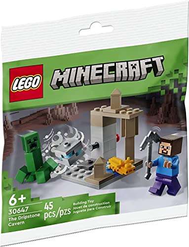 Foto 1 | Juguete Lego Minecraft Dripstone Cavern Con Steve Creeper 3064 - Venta Internacional.