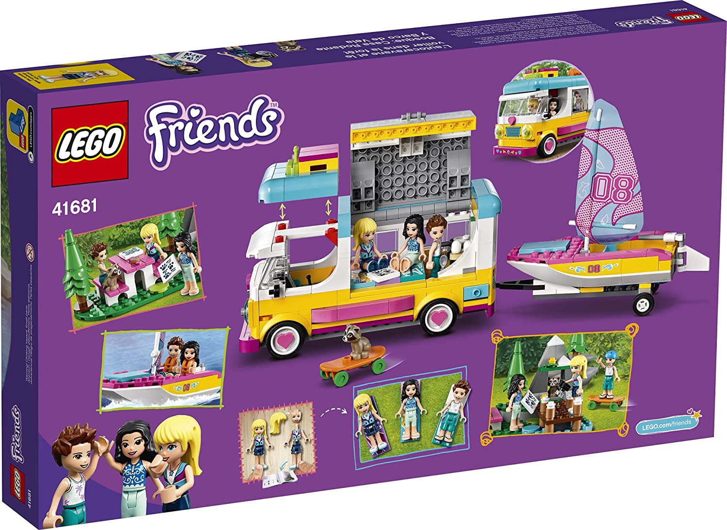 Foto 5 pulgar | Autocaravana Y Velero Lego Friends Forest 41681 - Venta Internacional.