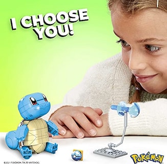 Foto 2 | Set De Construcción Mega Construx Pokémon Build & Show Squirtle - Venta Internacional.
