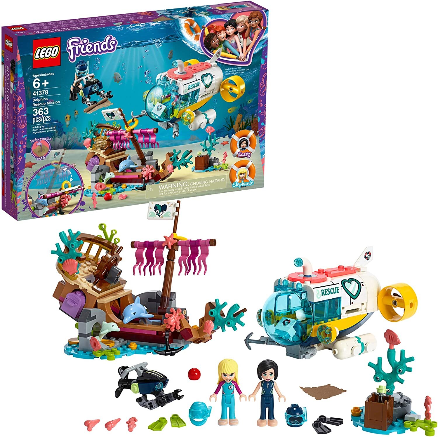 Kit De Construcción Lego Friends Dolphins Rescue Mission 41378 Con 3 - Venta Internacional. $1,427
