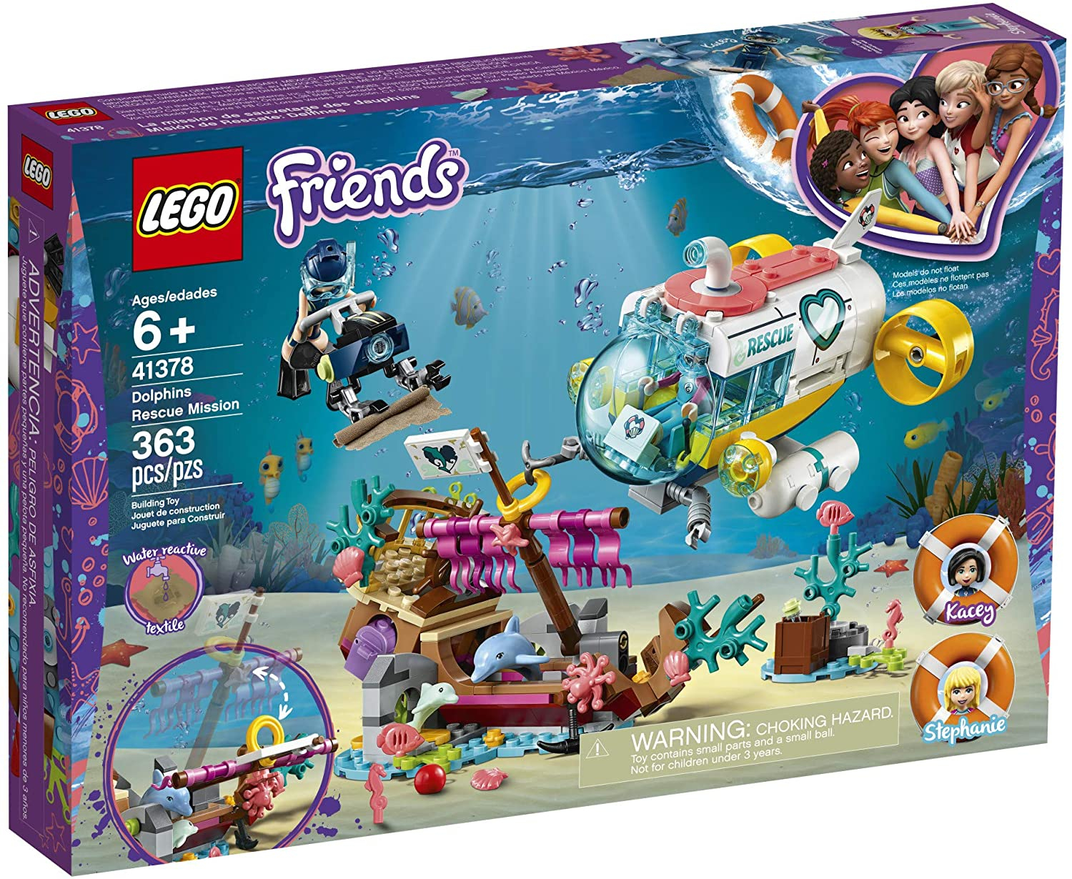 Foto 5 pulgar | Kit De Construcción Lego Friends Dolphins Rescue Mission 41378 Con 3 - Venta Internacional.